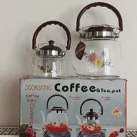 کتری قوری پیرکس|قوری، کتری، قهوه‌ساز دستی|فولادشهر, مسکن مهر فولادشهر|دیوار