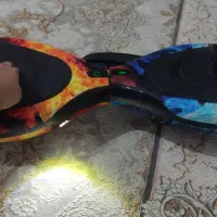 اسکوتر برقی رنگ آب وآتش|دوچرخه، اسکیت، اسکوتر|کرمانشاه, |دیوار