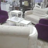 مبل ۷نفره همراه با جلو مبلی تمیز وبدون عیب|مبلمان خانگی و میز عسلی|سردشت, |دیوار
