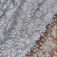 پارچه گیپور پولک دوزی