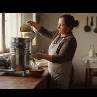 کره گیر استیل موتور مسی مَشک استیل دوغ زن همزن