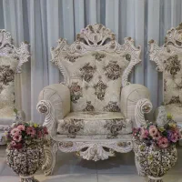 مبل سلطنتی ۹ نفره با جلومبلی(چوب راش)|مبلمان خانگی و میز عسلی|فردوسیه, |دیوار