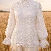 شومیز دانتل دست دوز