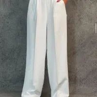 شلوار مک لارن سفید بگ