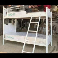 تخت وکیوم دو طبقه پایه فلزی * اثاث مارکت|تخت و سرویس خواب|سیرجان, |دیوار