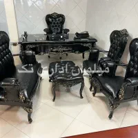 مبلمان اداری دفتری سلطنتی ساینا/مشکی پتینه|دفتر کار|چهاردانگه (تهران), |دیوار
