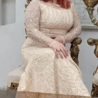 لباس مجلسی نباتی زنانه