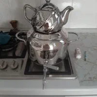 سماور(کتری قوری استیل )