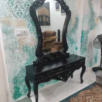 آینه کنسول چوبی