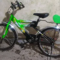 دوچرخه BMX سایز ۲۰، سبز مشکی، اسپرت