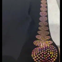 نگین کاری شال و لباس