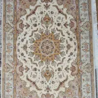 فرش دستباف ابریشمی ۴۰ رج|فرش|خوی, |دیوار