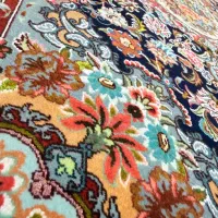 فرش دستباف تبریز اصل  زرع و نیم رج ۶۰ چله ابریشم|فرش|تهران, پاسداران|دیوار