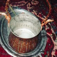 انواع ظروف مس مینیاتوری کلکسیون اروپایی سیلورپلیت|کلکسیون اشیاء عتیقه|زنجان, |دیوار