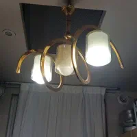 لوستر فنری سه شعله