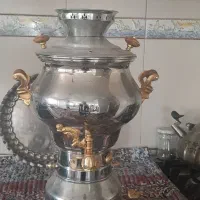 سماور تابا و یک سرویس چای خوری|قوری، کتری، قهوه‌ساز دستی|قزوین, |دیوار