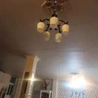 لوستر چهار شاخه وچهار عدد