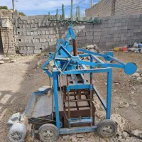 گاری و دستگاه بلوک زنی چهارتایی|ماشینآلات صنعتی|پیشخور, |دیوار