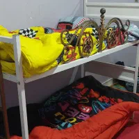 تخت دوطبقه فلزی|تخت و سرویس خواب|مسجد سلیمان, |دیوار