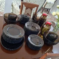 ظرف  غذاخوری کریستال فرانسوی
