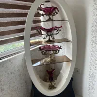 ویترین دو تیکه سفید زیبا