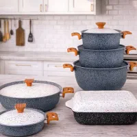 قابلمه و تابه فله ای چدن گرانیت  /خانه طرف