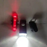 چراغ جلو و عقب دوچرخه شارژی و کم‌کار|لامپ و چراغ|مشهد, فاطمیه|دیوار