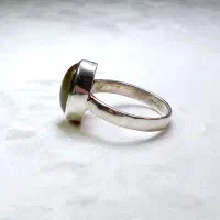 انگشتر نقره مردانه دست ساز با نگین شرف الشمس|جواهرات|اندیشه, اندیشه فاز ۵|دیوار