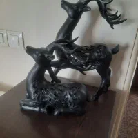 مجسمه پلی‌استر گوزن تزئینی