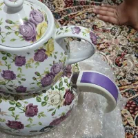 کتری قوری لعابی|ظروف پخت‌وپز|مسجد سلیمان, |دیوار