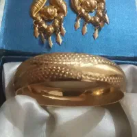 نیم تک گوشواره انگشتر همه ۱۶گرمه خوردی