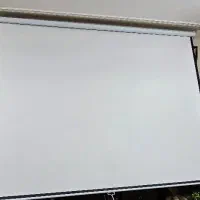پرده دستی ویدیو پروژکتور ۳ متر در ۳ متر برند scope|تلویزیون و پروژکتور|شیراز, فرهنگ شهر|دیوار