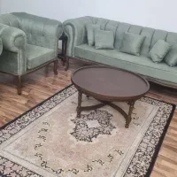 مبل (نیم ست) چستر و میز تلویزیون چوبی