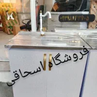 سینک و کابینت و شیر اهرمی سایز کوچیک بزرگ موجود