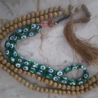 تسبیح جاسپر وود دانه درشت و متوسط