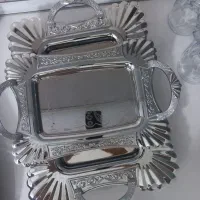 دوعدد سینی مارک درجه یک|ظروف سرو و پذیرایی|دهگلان, |دیوار