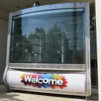 یخچال ویترینی تمام استیل