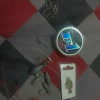 قلاب ماهیگیری و سورب و نخ