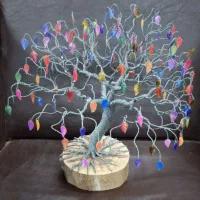 درختچه چشمنظر|گل مصنوعی|قم, در بهشت|دیوار