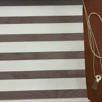 پرده زبرا سفید