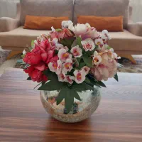 گل مصنوعی با گلدان|گل مصنوعی|اردبیل, |دیوار