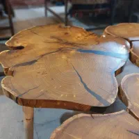 جلو مبلی و میز عسلی چوب توت /رزین و روستیک|مبلمان خانگی و میز عسلی|شیراز, بازار|دیوار
