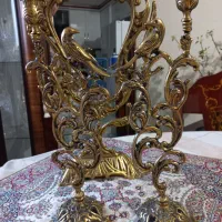 آیینه شمعدان برنزی|صنایع دستی و سایر لوازم تزئینی|شیراز, درکی|دیوار