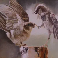 تابلوی رنگ روغن کار دست