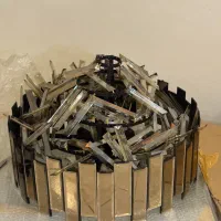 لوستر کریستالی دو عدد