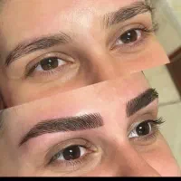 میکرو ابرو .خط چشم .شیدینگ لب.مژه موقت