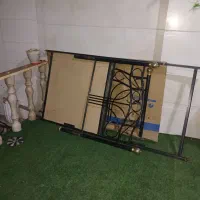 تخت تک نفره فلزی با میز تحریر|تخت و سرویس خواب|دهلران, |دیوار