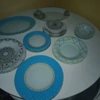 بشقاب برنج خوری وپیش دستی