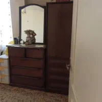 کمد لباس و دراور و تخت یک نفره|تخت و سرویس خواب|اسلام‌شهر, شهرک واوان|دیوار