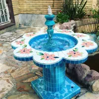 آب نما حوض کاشی سنتی
